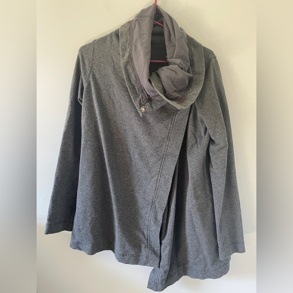 lululemon athletica Gray Cowl Neck